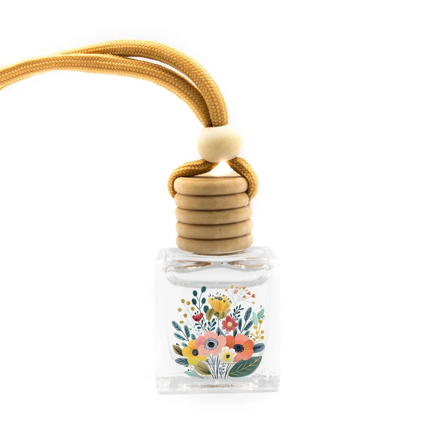 BURST OF FLOWERS | peach Blossom & Basil | CAR DIFFUSER