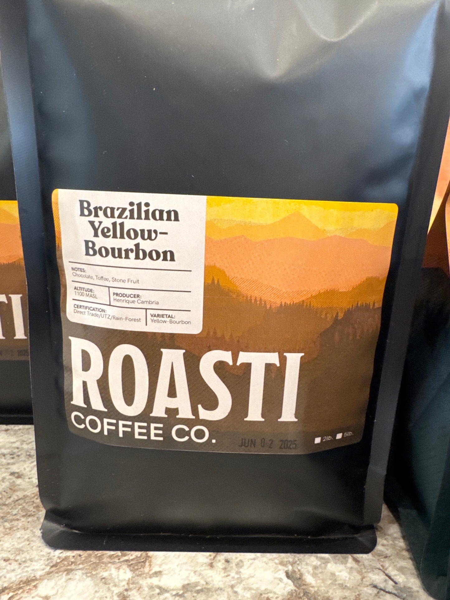 Roasti Espresso beans 2lb bag