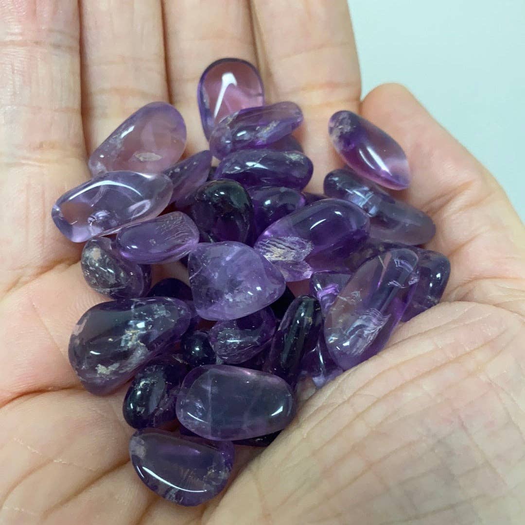 High Quality Amethyst Tumbled (S) Crystal