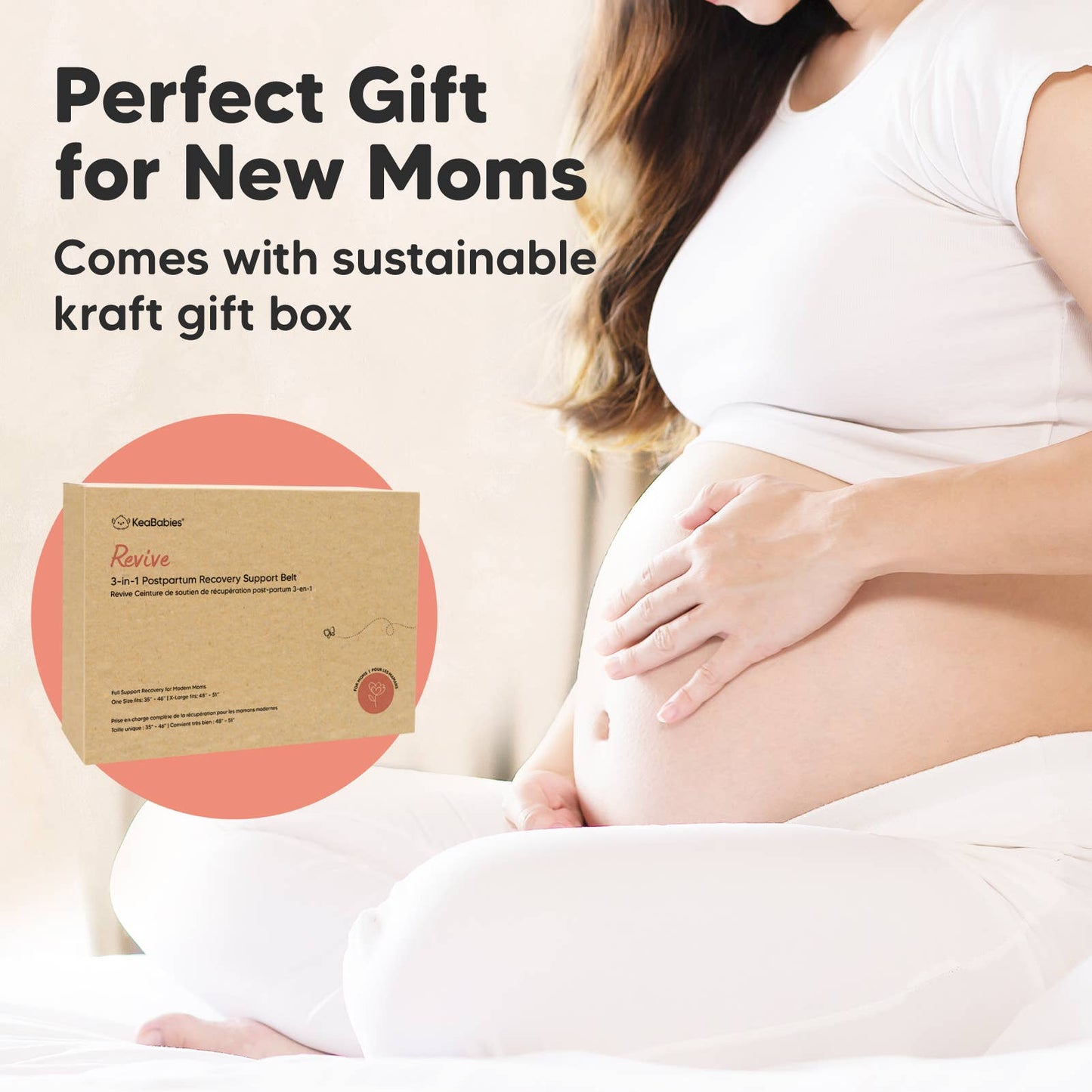 Revive 3 in 1 Postpartum Belt (Black,M/L)