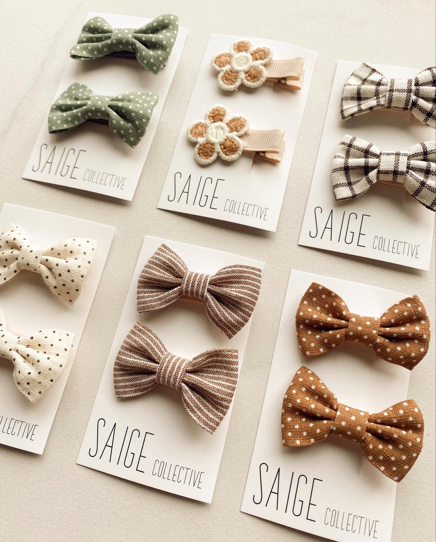 Saige Collective - Autumn Harvest - mini baby/kid bows
