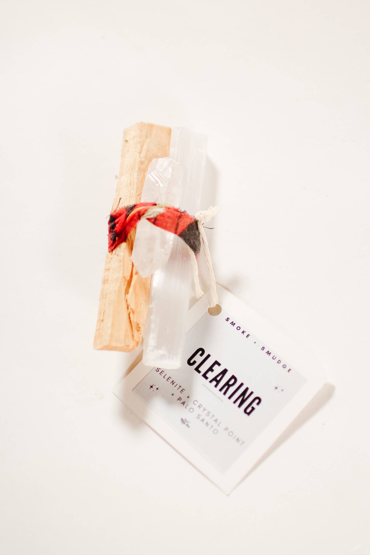 Harmony Smoke Bundles - White Sage with Flowers + Selenite
