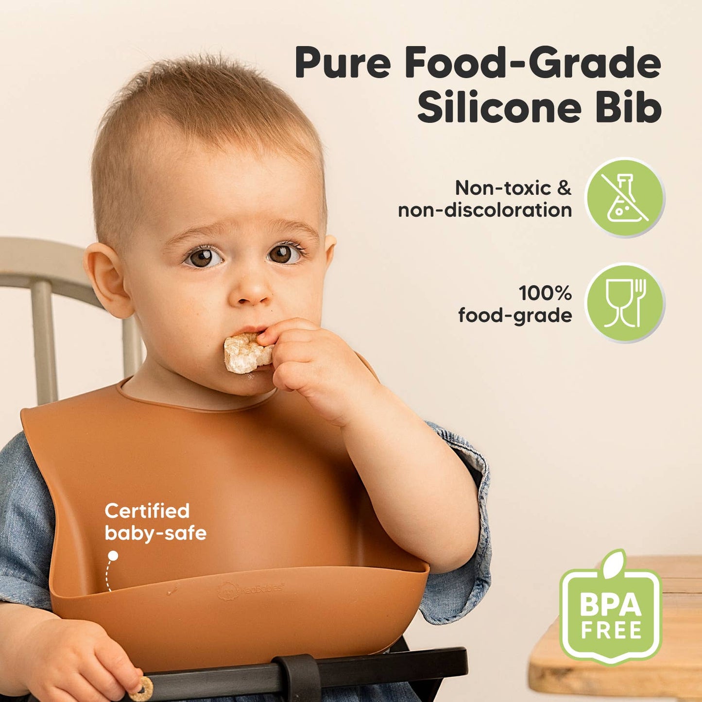 2-Pack Prep Silicone Bibs