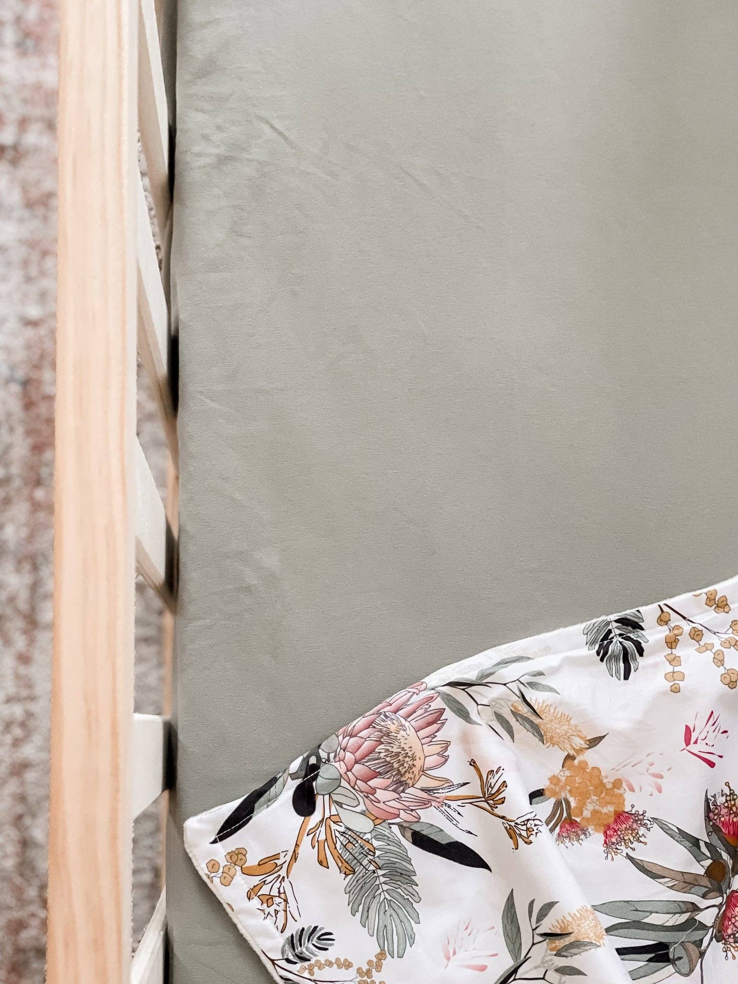 Sage Fitted Crib Sheet