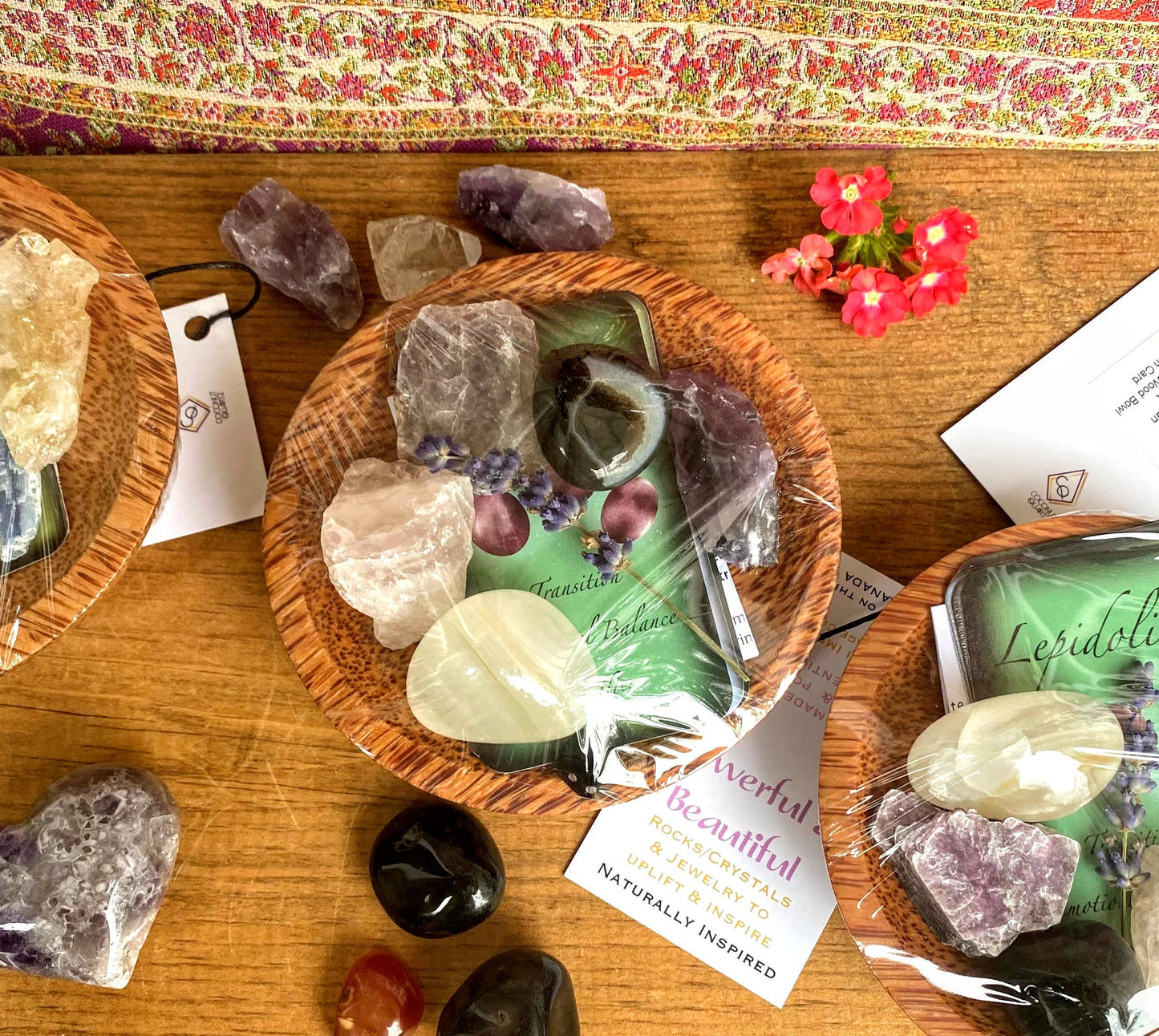 Sage Crystal Kit, Housewarming Gift, Smudge, Energy Cleanse
