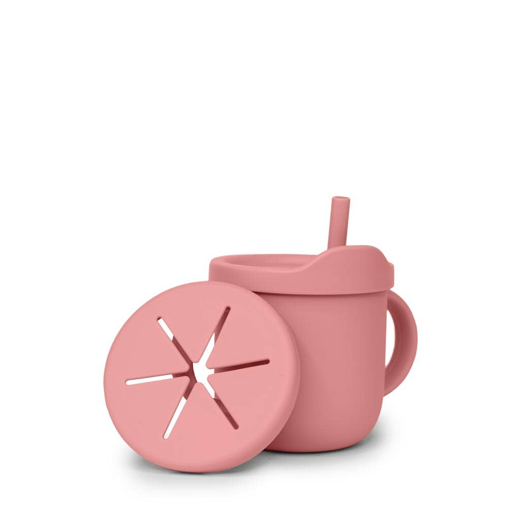 Silicone 2 in 1 Toddler Drinking Cup