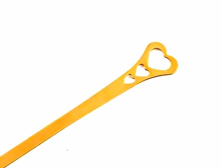Gold Heart Shaped Tea Infuser & Spoon