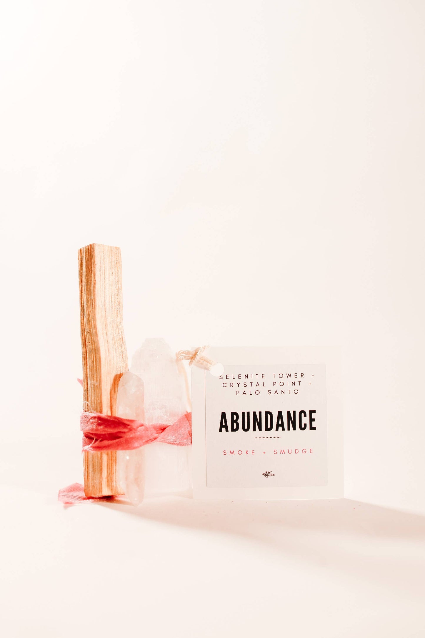 Harmony Smoke Bundles - White Sage with Flowers + Selenite
