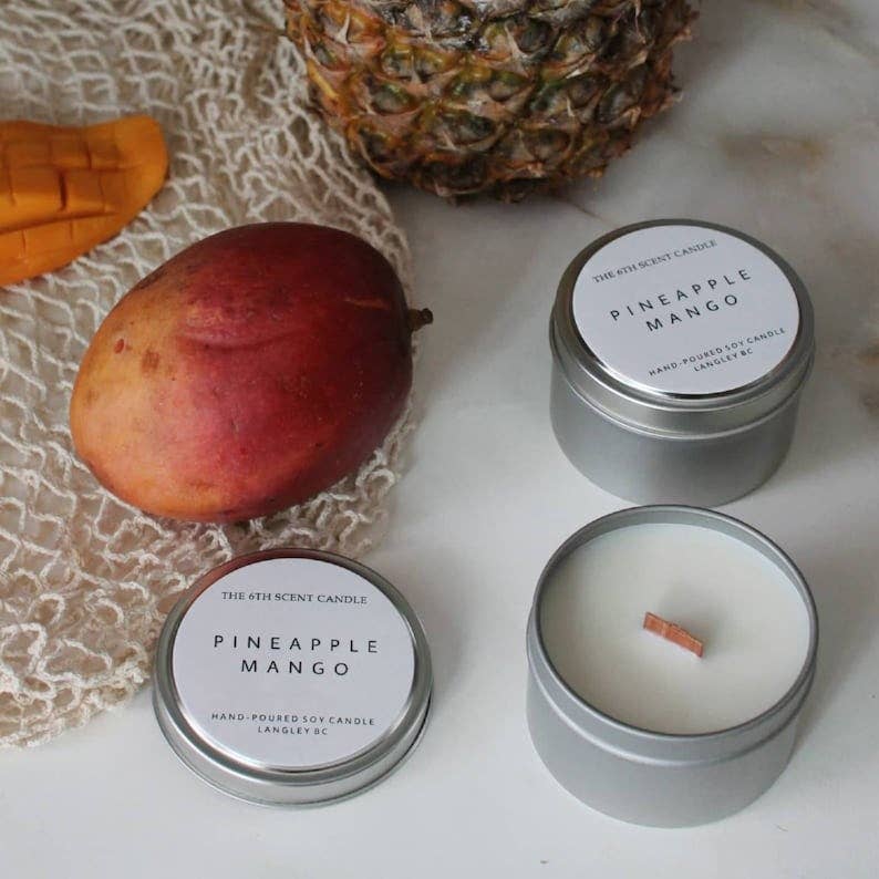 The 6th Scent Candle - Pineapple Mango Soy Candle