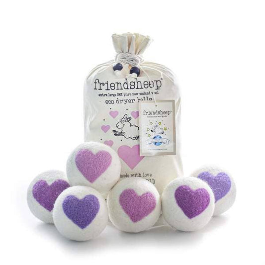 Lovely Day Eco Wool Dryer Balls (HEARTS)
