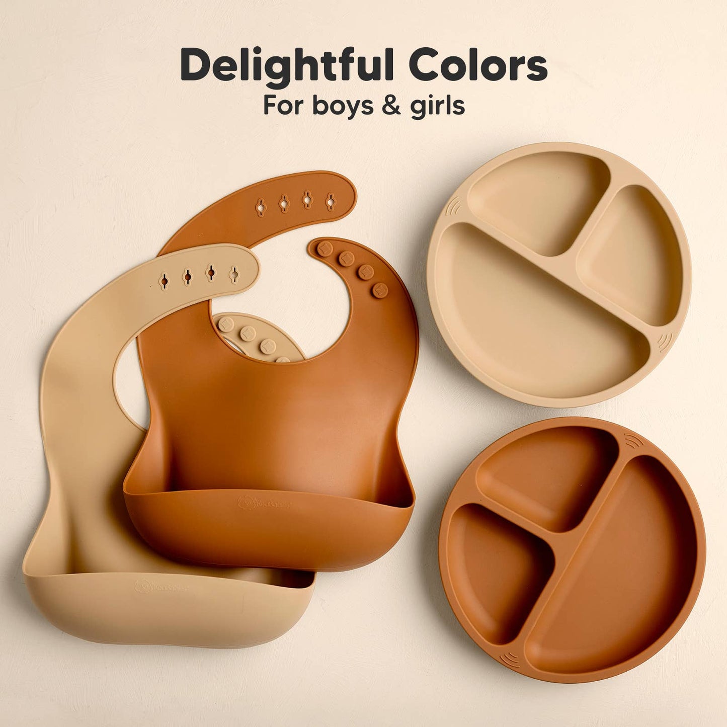2-Pack Prep Silicone Bibs