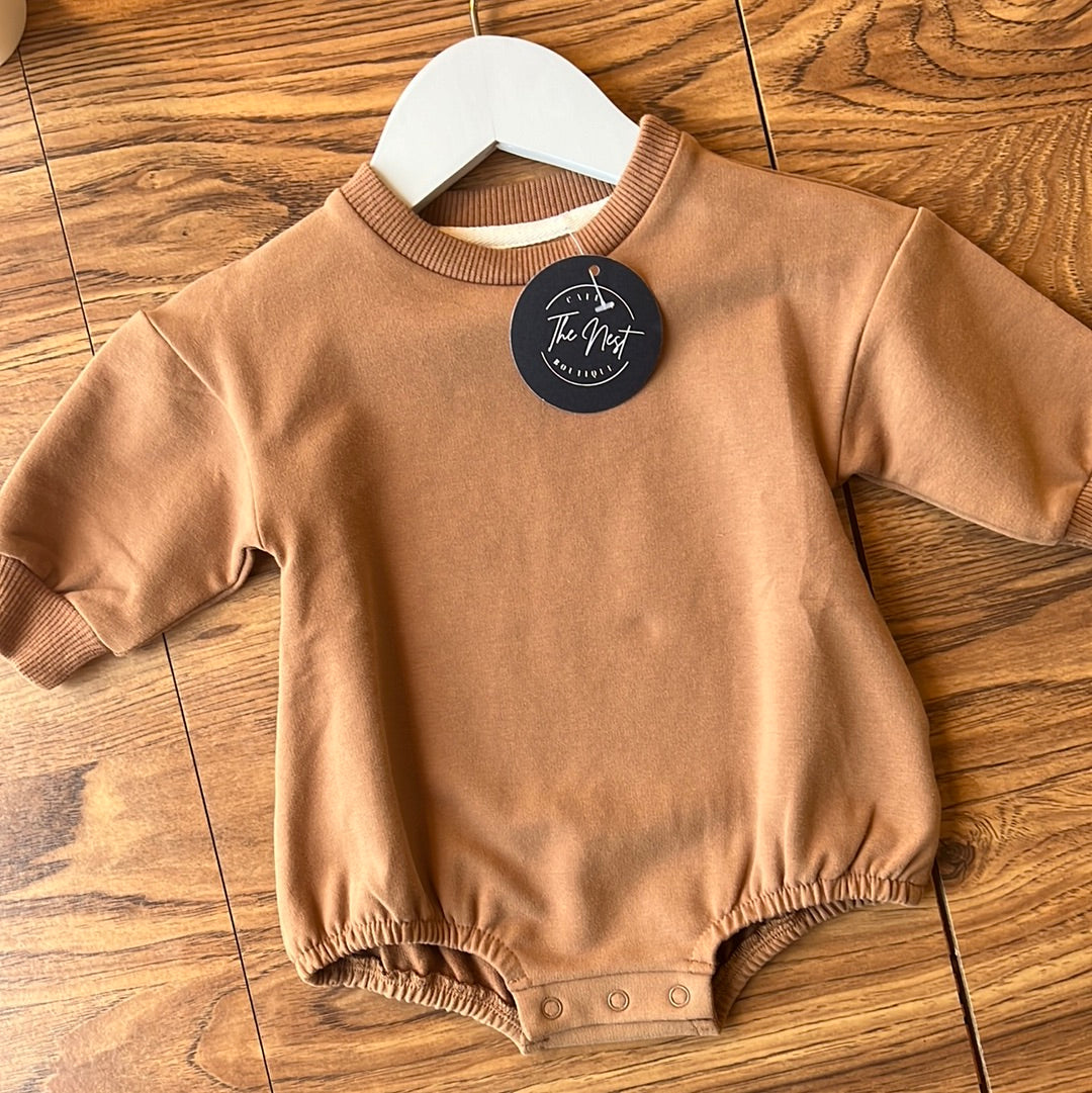 Baby Crewneck Sweatshirt Rompers