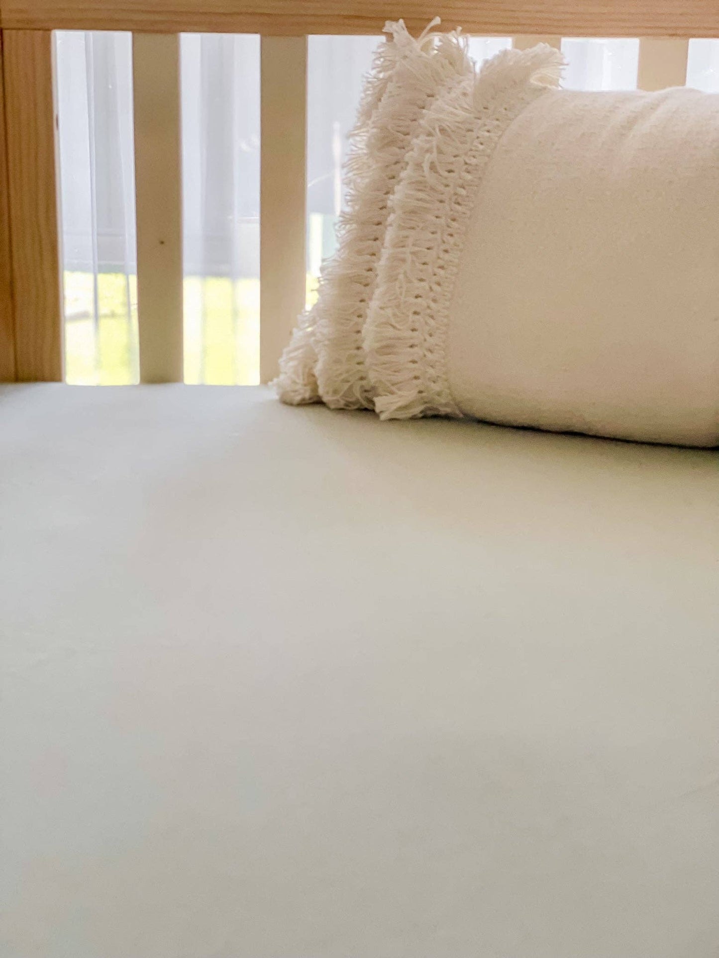 Sage Fitted Crib Sheet