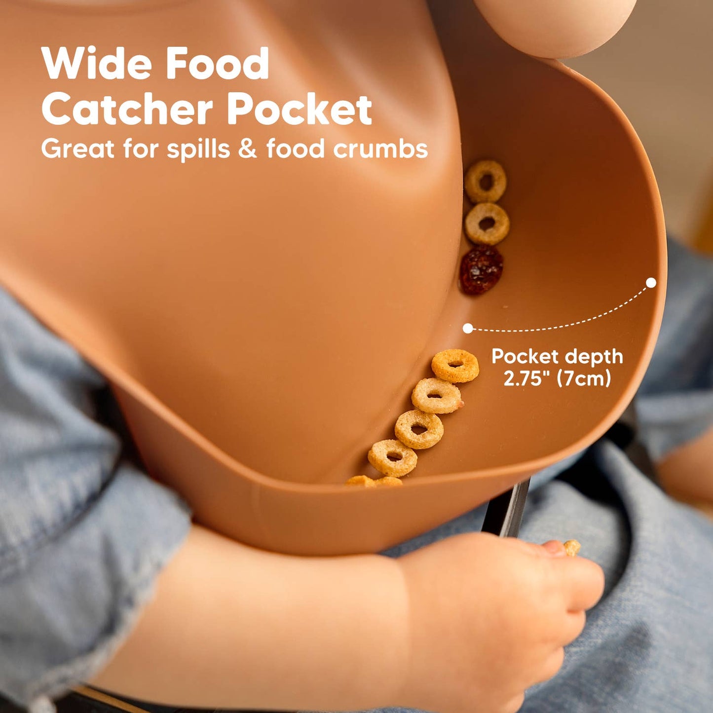 2-Pack Prep Silicone Bibs