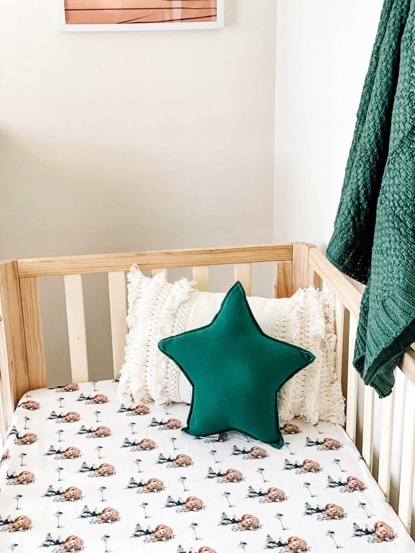 Grizzly Fitted Crib Sheet