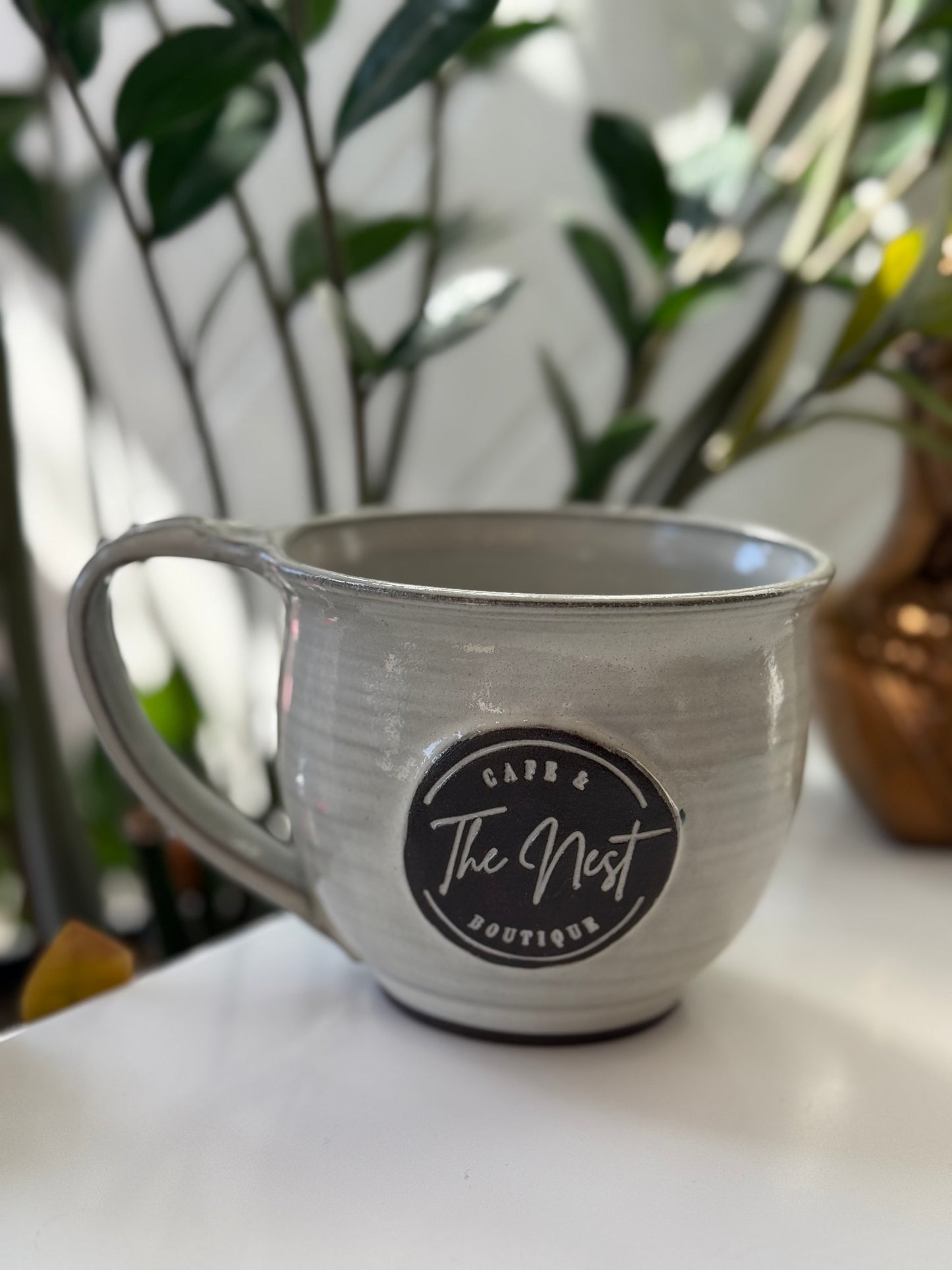 The Nest Branded Pottery Cup