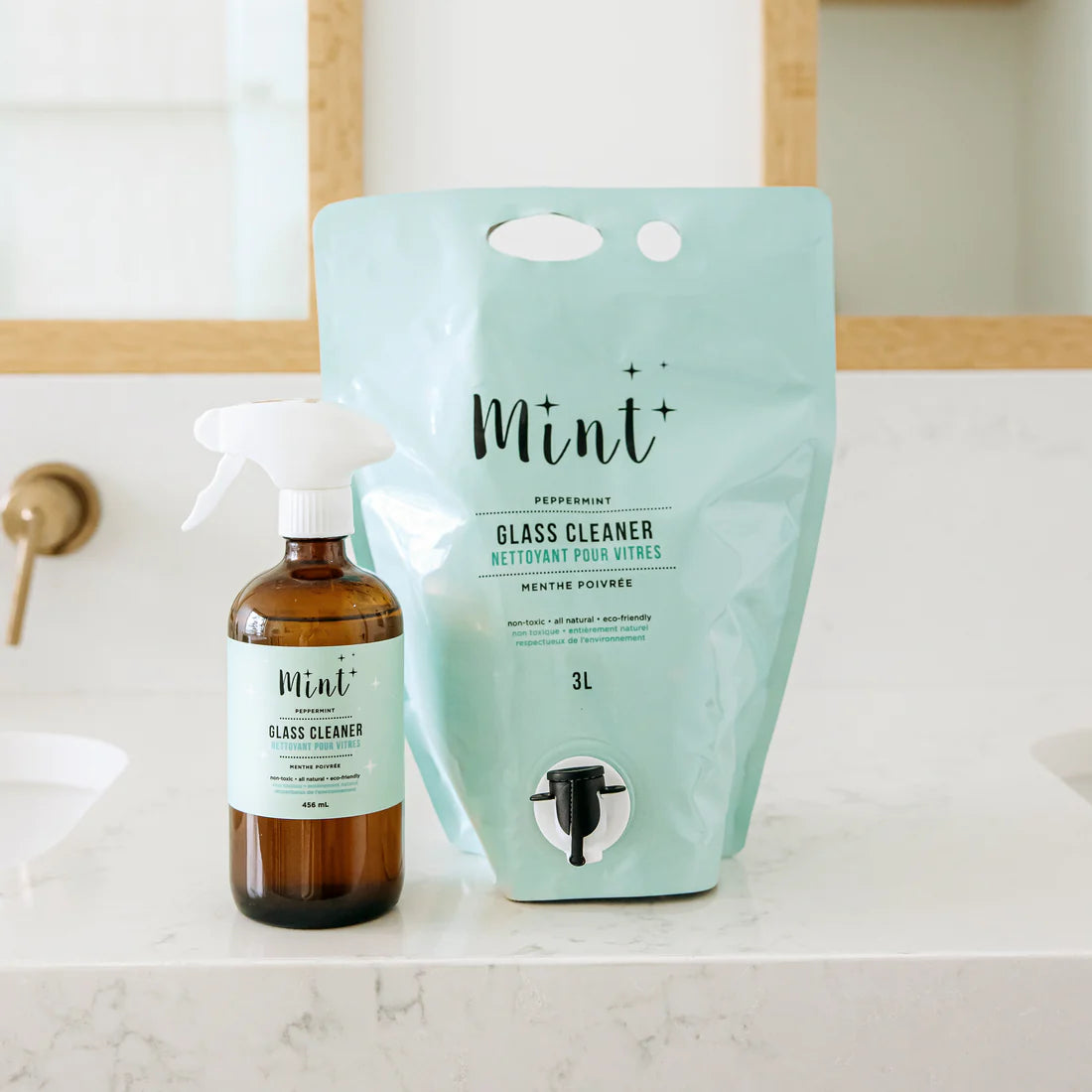 Mint Cleaning Glass Cleaner 3L Refill
