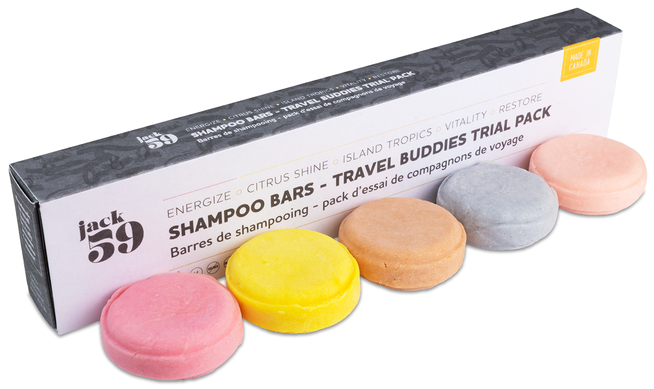 Shampoo Bars - Travel Buddies Trial Pack - Jack59