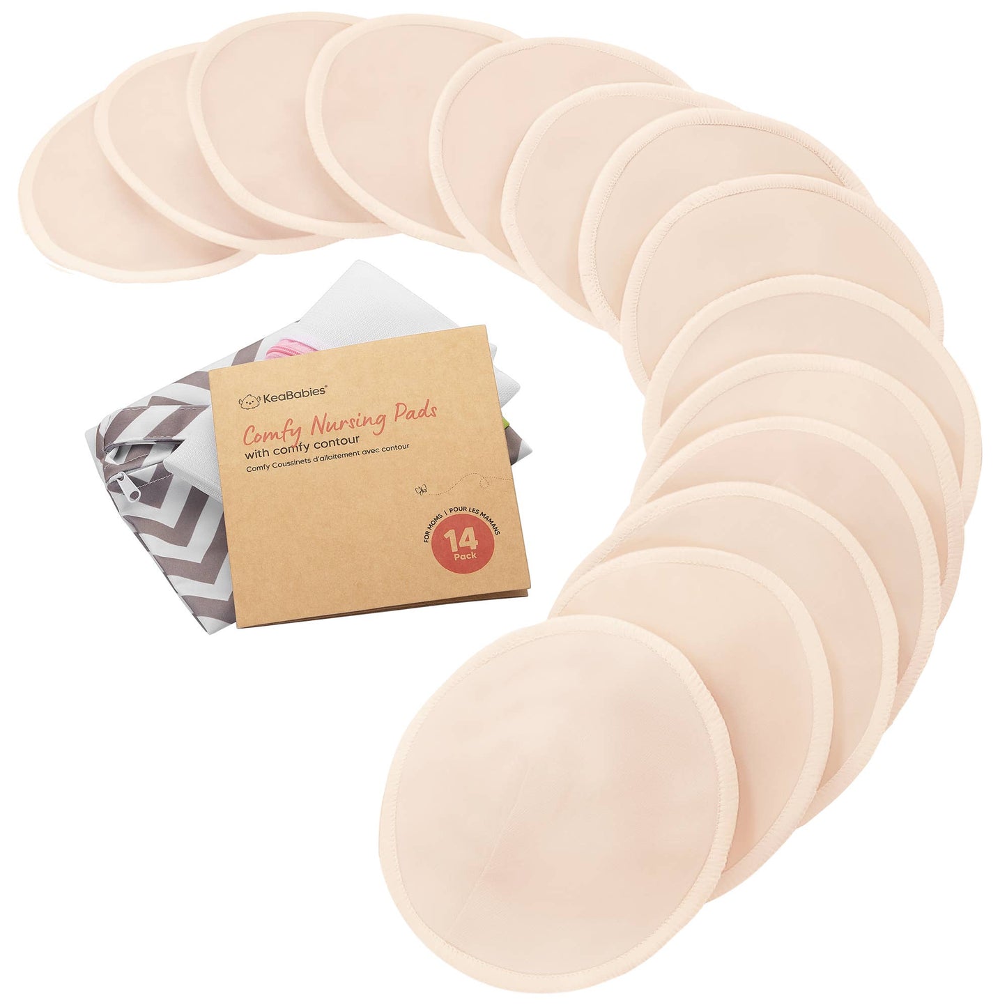 14pk Reusable Nursing Pads