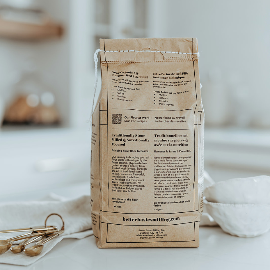 Better Basics Milling - Organic All-Purpose Red Fife Flour