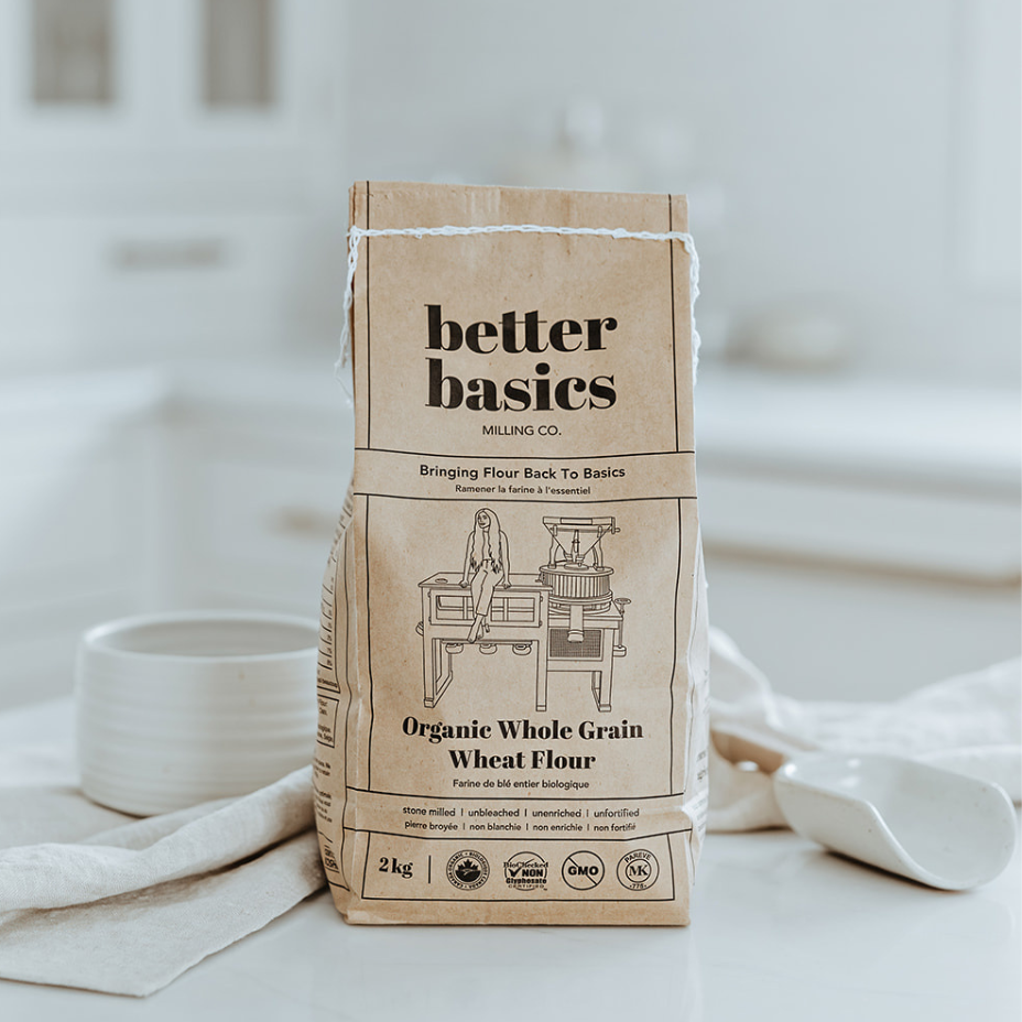 Better Basics Milling - Organic Whole Grain Wheat Flour
