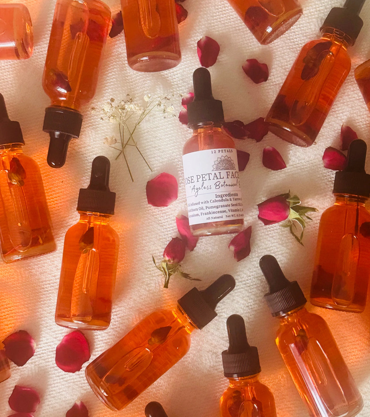 12 Petals Rose Petal Face Serum