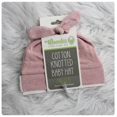 Woombie cotton knotted baby hat
