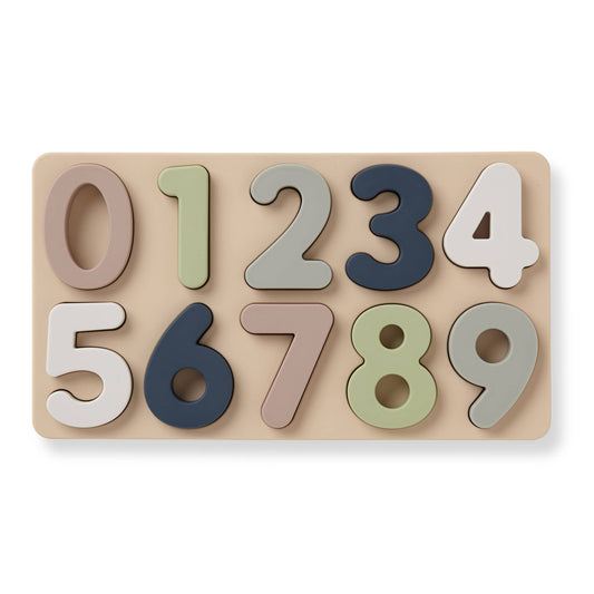 Large Silicone Number Puzzle for Toddlers