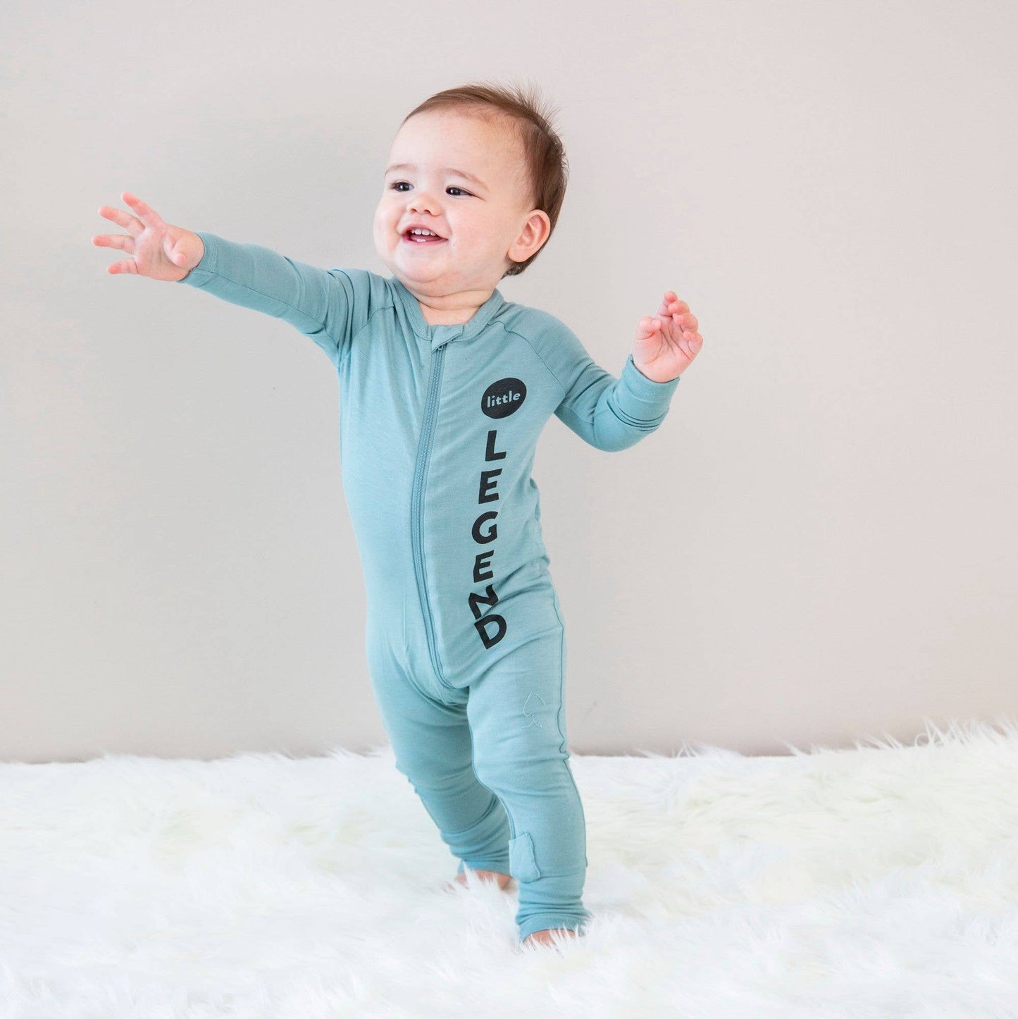 Bamboo Two-way Zipper Romper/Sleeper