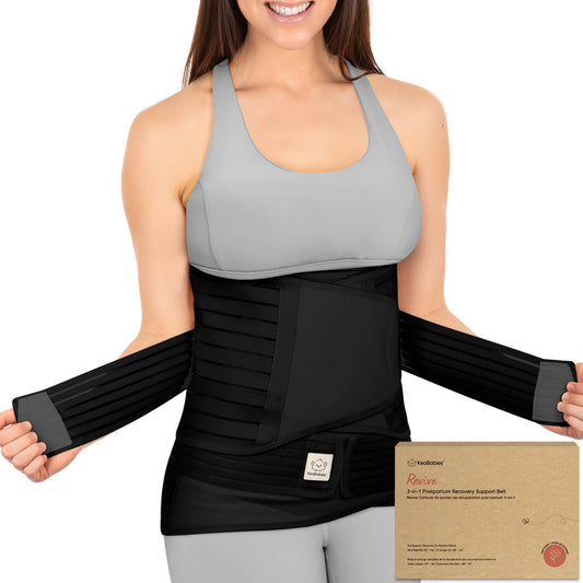 Revive 3 in 1 Postpartum Belt (Black,M/L)