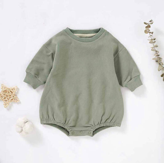 Baby Crewneck Sweatshirt Rompers