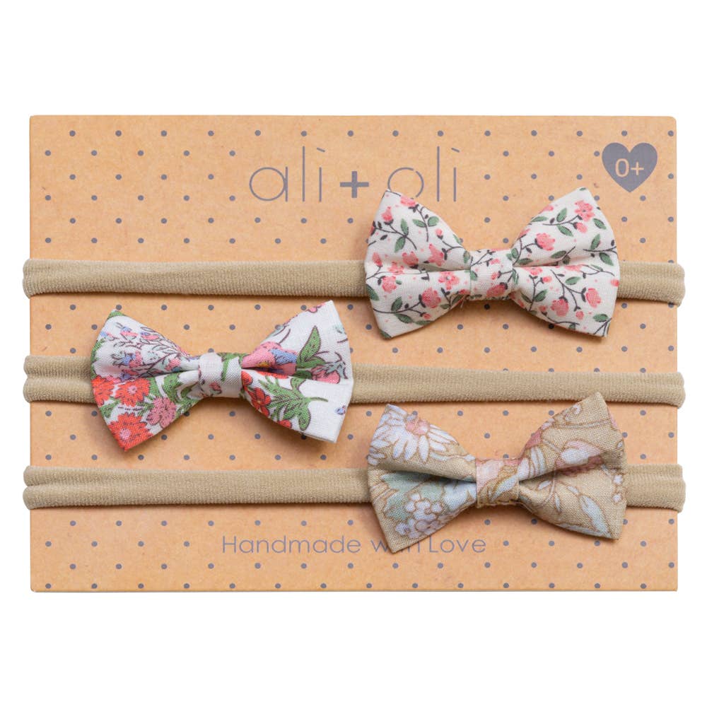Ali & Oli Headband Bow Set (Sunrise)