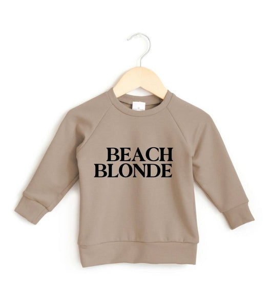Beach Blonde Crewneck Toddler Biscotti
