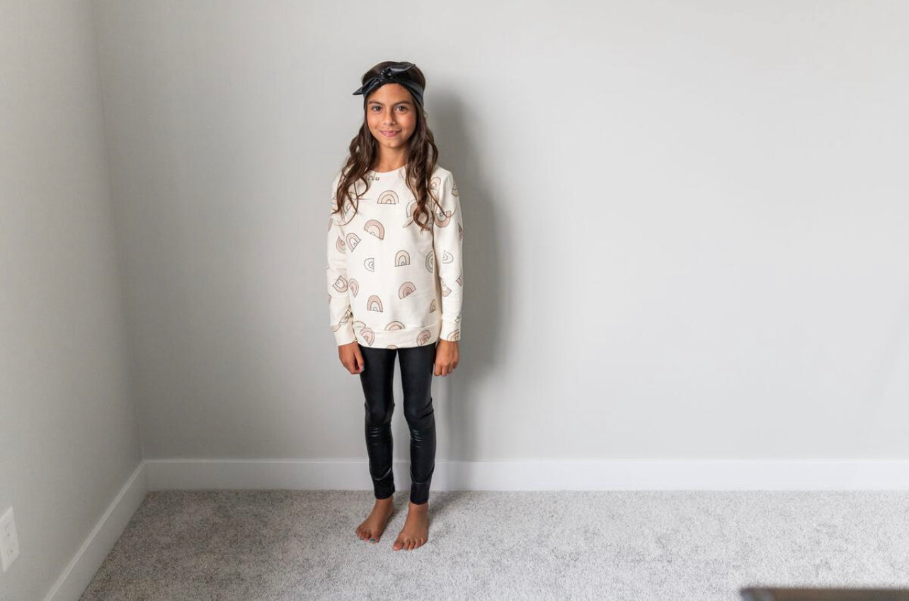 Youth Vegan Leather Legging