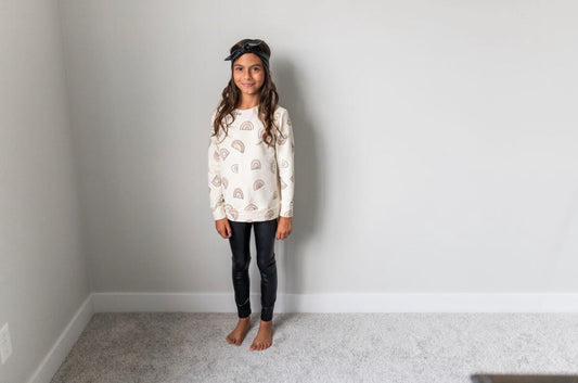 Youth Vegan Leather Legging