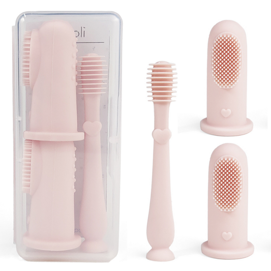 Blush Finger Toothbrush & Tongue Cleaner for Baby