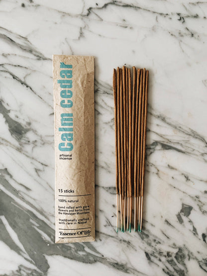 Calm Cedar Natural Incense