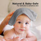 KeaBabies - 6-Pack Baby Wash Cloths Grey