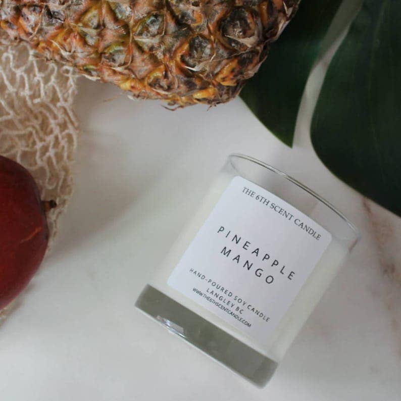 The 6th Scent Candle - Pineapple Mango Soy Candle