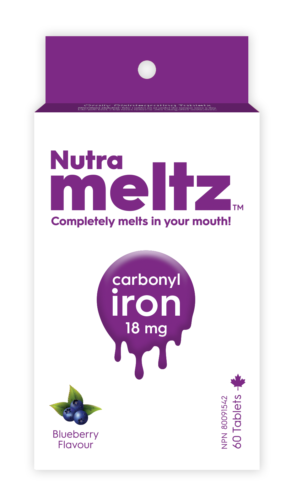 NUTRAMELTZ, INC - Carbonyl Iron 18 mg