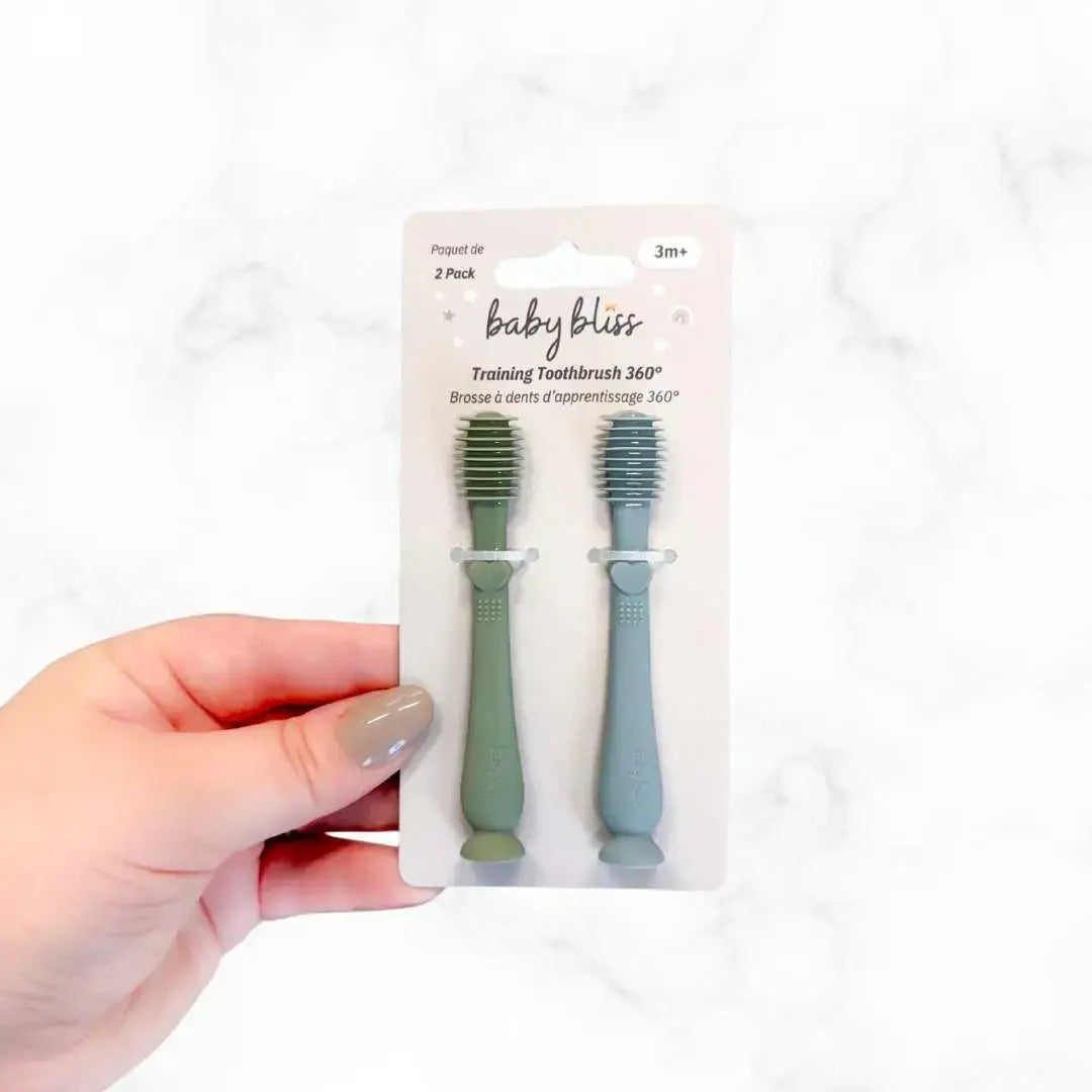 Baby Bliss - Baby Training Toothbrush 360° - Lavender/Cream