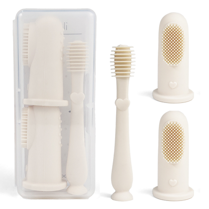 Ivory Baby Finger Toothbrush & Tongue Cleaner Set