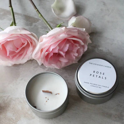 The 6th Scent Candle - Rose Petals Soy Candle