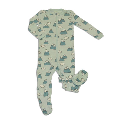 Bamboo Zip Up Footed Sleeper