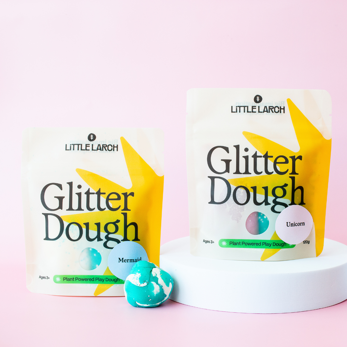 Glitter Natural Play Dough