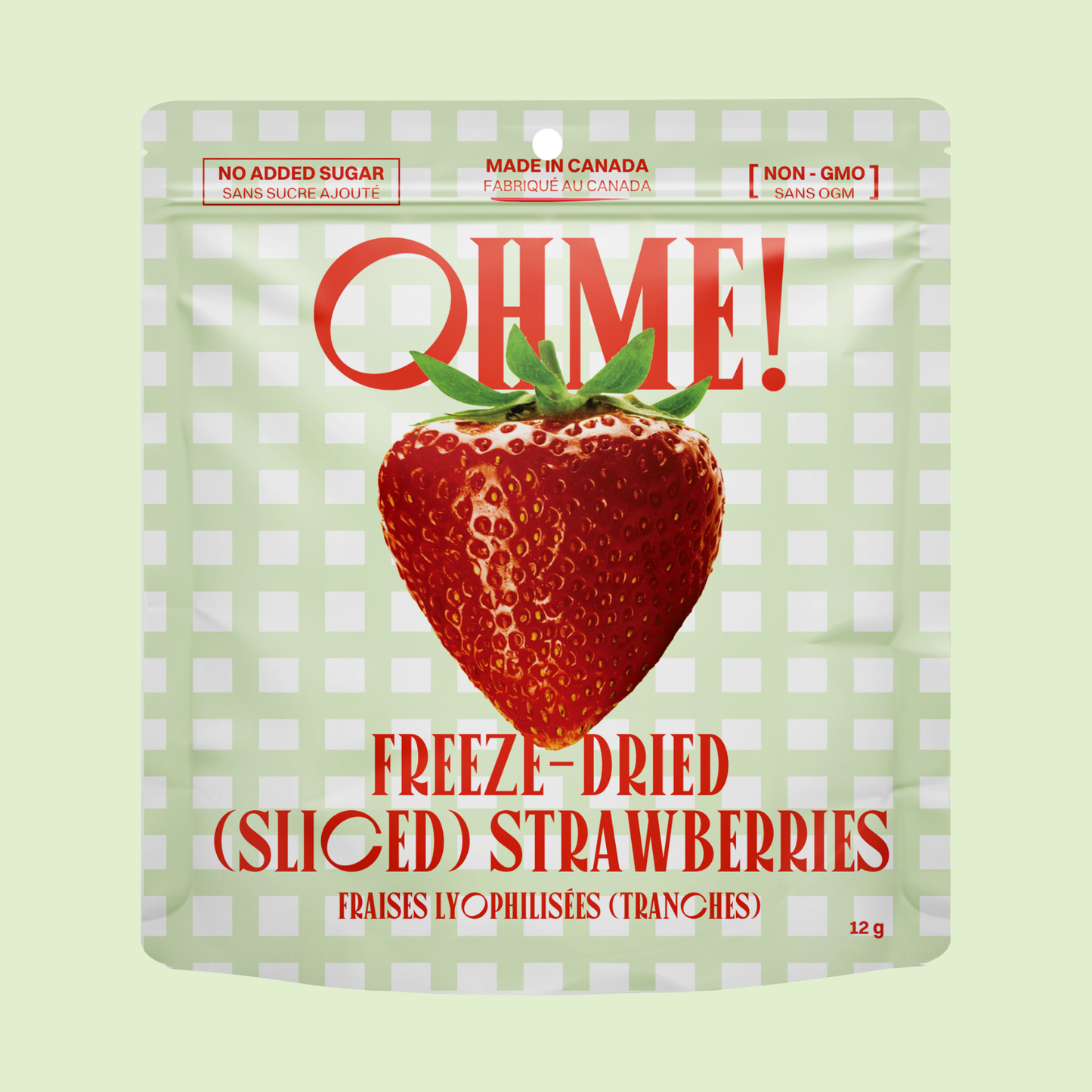 OHME! Foods - Freeze-Dried Strawberries (Snack Size)