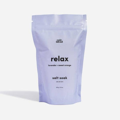 Epic Blend - Relax Bath Salts Soak Vegan