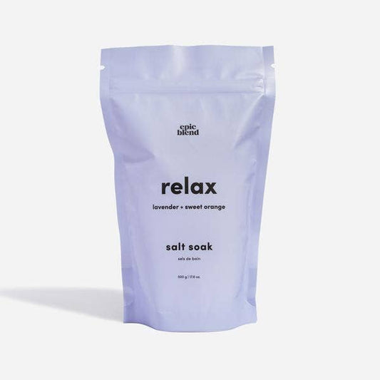 Epic Blend - Relax Bath Salts Soak Vegan