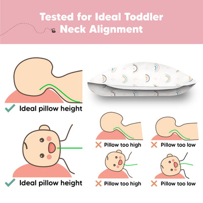 14X20 Jumbo Toddler Pillow with Pillowcase