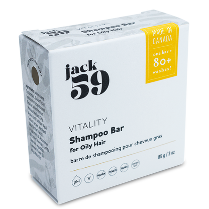 Vitality Shampoo Bar -Peppermint & Rosemary - Jack59